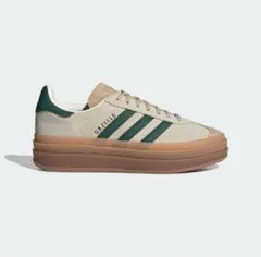 adidas Gazelle スニーカー ベージュ/グリーン
