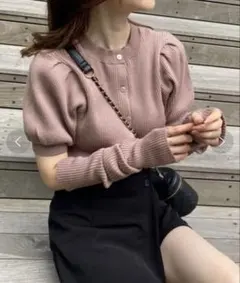 アームウォーマー ニット