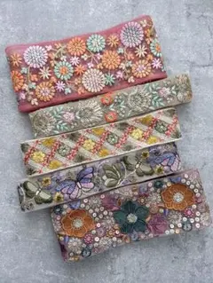 赤字スタート‼️インド刺繍リボン