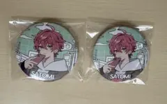 さとみ ワンマン缶バッジ2個セット