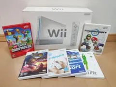 動作品Nintendo Wii 本体 + ゲームソフト6本セット