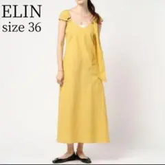 ELIN エリン Paneled dress マキシワンピース　size36
