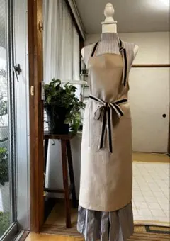 エプロン(リネン100%)
