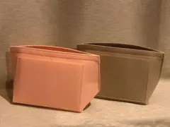 Mバッグインバッグ ピンク インナーバッグ 収納 小物入 ロンシャン