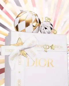 新品　Dior　限定　ピンバッジ　スターチャーム　リボン　巾着　ミニサイズ付