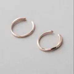 ete ツイストフープイヤリング