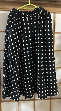 furryrate 水玉模様 フレアスカート フリーサイズ