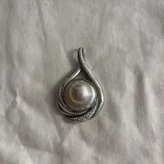 大粒パール　ペンダントトップ