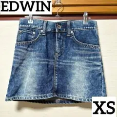 ☆美品☆ EDWIN エドウィン デニムミニスカート miss503 XSのサムネイル