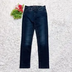 【デンハム】 デニム ジーンズ シャープスキニーフィット 牛革ラベル S相当のサムネイル
