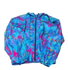 【中古品】カラフル ジップアップ ジャケット