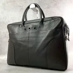 dunhill ダンヒル ビジネスバッグ ブリーフケース 本革 レザー ブラウンのサムネイル