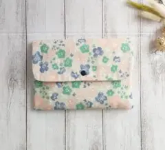 （セール）母子手帳A6+お薬手帳ケース、通帳ケース、ハンドメイド、花柄