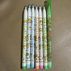 平成レトロ ハムちゃん チャーム付き シャーペン 2本セット 文房具