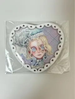 第五人格 レディ・ファウロ ラメキラハート缶バッジ