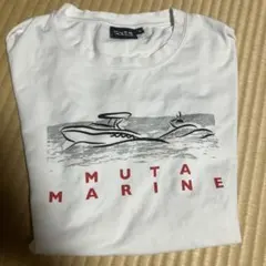 MUTA MARINE Tシャツ ホワイト ボートプリントのサムネイル