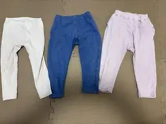 ユニクロ2本　GU1本　100cm ズボン3点セット
