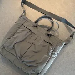 【美品】UNIQLO C 2WAYユーティリティバッグ グレー 初代