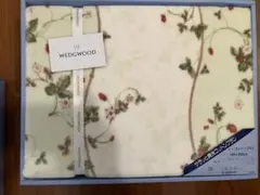 WEDGWOOD 花柄コットンブランケット 140x200cm