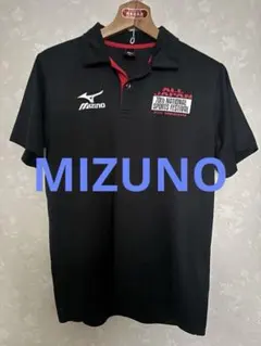 MIZUNO 紀の国わかやま国体 ポロシャツ インターハイ2015黒2XLのサムネイル