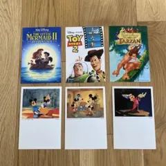 ディズニー ハガキ ポストカード3枚セット アニメーション ミッキー レトロ