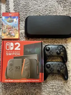 Nintendo Switch2 本体 + プロコントローラー2個 マリオカート