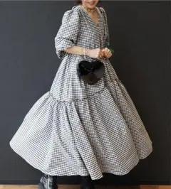 イデアルーチェギンガムティアードワンピース新品 2025年最新】イデアルーチェ ティアードの人気アイテム - メルカリ