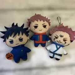 呪術廻戦 ぬいぐるみ 3体セット ROUND1