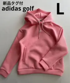 新品タグ付定価13200円adidas golf ダンボールニット長袖フーディ