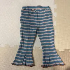 ストライプ フレアパンツ