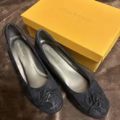 【とっておきの歩きやすさ】Hills Avenue 黒 フラットシューズ