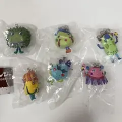 ナンジャモンジャ 膠囊公仔鑰匙圈 白 vol.1 全6種一套