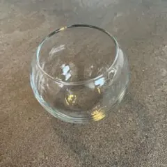 ガラス製球形花瓶