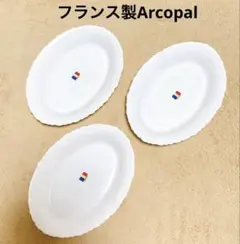 アルコパル●皿4枚セット● アルコパル (arcopal) フランス製4枚皿セット - メルカリ