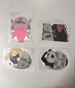 呪術廻戦 ステッカー 秤金次 パンダ 来栖華 九十九由基