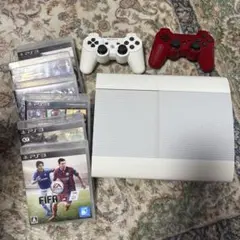 PS3本体とコントローラー、ゲームセット