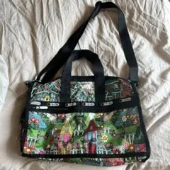LeSportsac レスポートサック　2way ボストンバッグ ガーデン柄