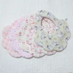 No.411 ハンドメイドもくもくスタイ5枚セット