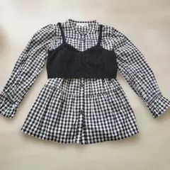 GLOBAL WORK チェック柄長袖シャツ L