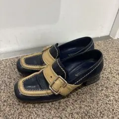 PRADA プラダ バイカラー ローファー バックルのサムネイル