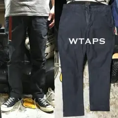 WTAPS コットンリップストップトラウザー ガーメントダイ タックワイド