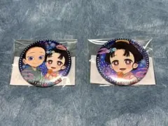 鬼滅の刃 伯治と恋雪 WEBSHOPくじ ホログラム缶バッジセット