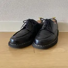 【未使用級】Berwick 4477 Uチップ ネイビー レザー 24.5㌢ Berwick 1707（バーウィック） ビジネスシューズ Berwick Uチップ 4477