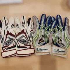 バッティング用手袋　ミズノプロ　ローリングス
