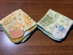 プーさん　ダンボ　ハンカチ