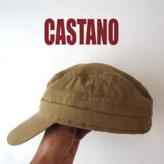 未使用品　CASTANO／カスターノ★　ベロアタッチのワークキャップのサムネイル