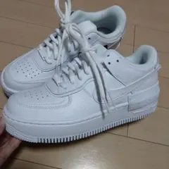 Nike Air Force 1 シャドウ　ホワイト　厚底