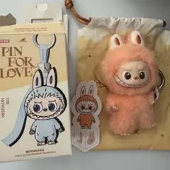 POPMART PIN FOR LOVE イニシャルラブブJ