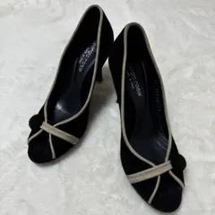 sergio rossi セルジオロッシ パンプス オープントゥ スエード