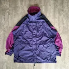 古着vintage90sColumbia マウンテンパーカー 茄子紺ユニセックス